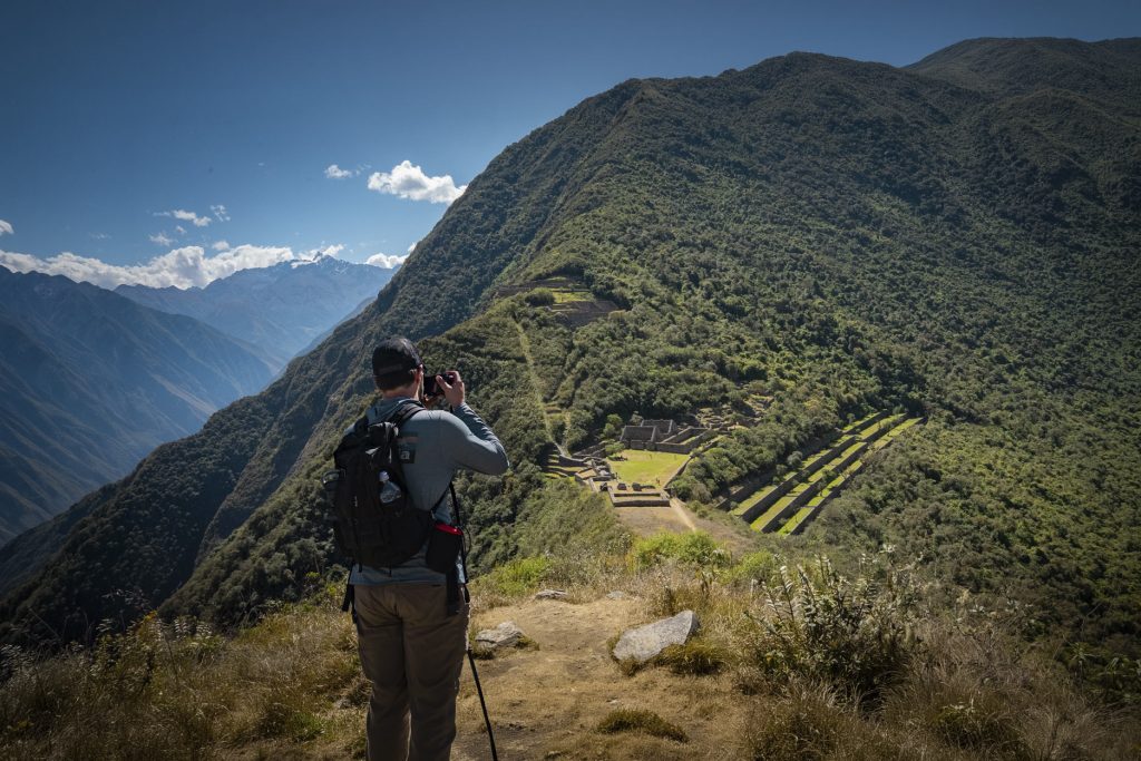 From The Apurímac Canyon To The Cloud Forest: A Journey Through The Andes’ Most Stunning Ecosystems 4 A tourist's view of the Choquequirao citadel
